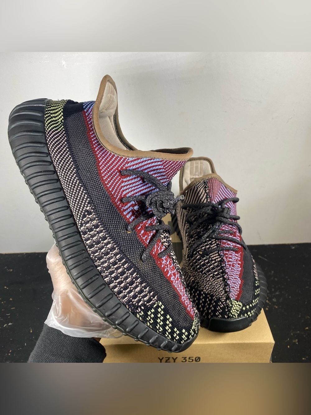 Size 10 Adidas Yeezy Boost 350 V2 Yecheil Non- Reflective